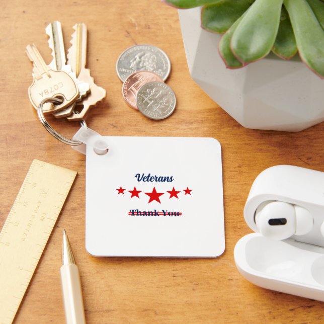 Llavero Feliz Día de los Veteranos (Escritorio )