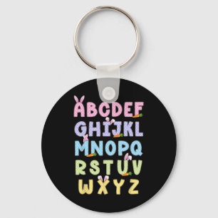 Llavero Feliz Día De Pascua Alphabet Abcs Elemeno Para Mae