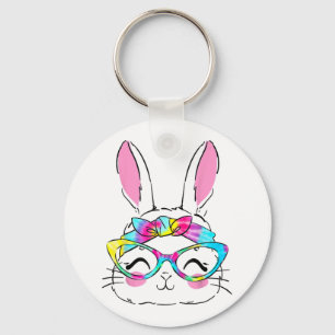 Llavero Feliz Día de Pascua Conejo Conejo Conejo Conejo Ca