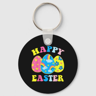 Llavero Feliz día de Pascua divertida búsqueda de huevos c