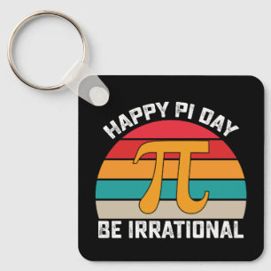 Llavero Feliz Día de Pi Sé Irracional Divertido Matemático