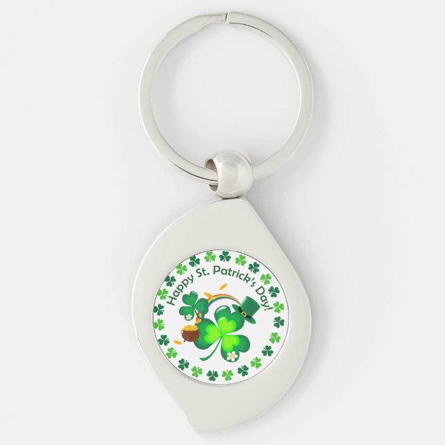 Llavero Feliz Día de San Patricio (Anverso)