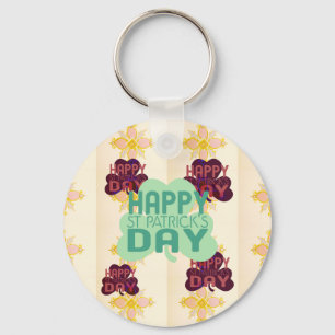 Llavero Feliz día de San Patricio Impresión de Arte Encant