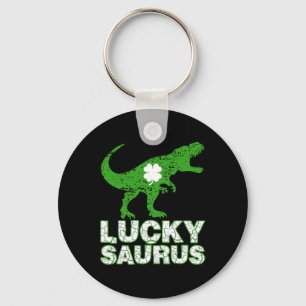 Llavero Feliz día de San Patricio Luckysaurus Dinosaurio S