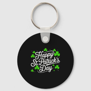 Llavero Feliz día de San Patricio trébol irlandés divertid