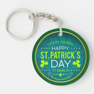 LLAVERO FELIZ DÍA DE SAN PATRICIOS, "SUERTE DE LOS IRLANDE
