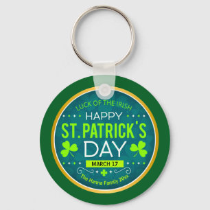 LLAVERO FELIZ DÍA DE SAN PATRICIOS, "SUERTE DE LOS IRLANDE