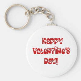 Llavero Feliz Día de San Valentín con corazones