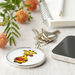 LLAVERO "FELIZ DÍA DE VALENTINA" GIRAFFE