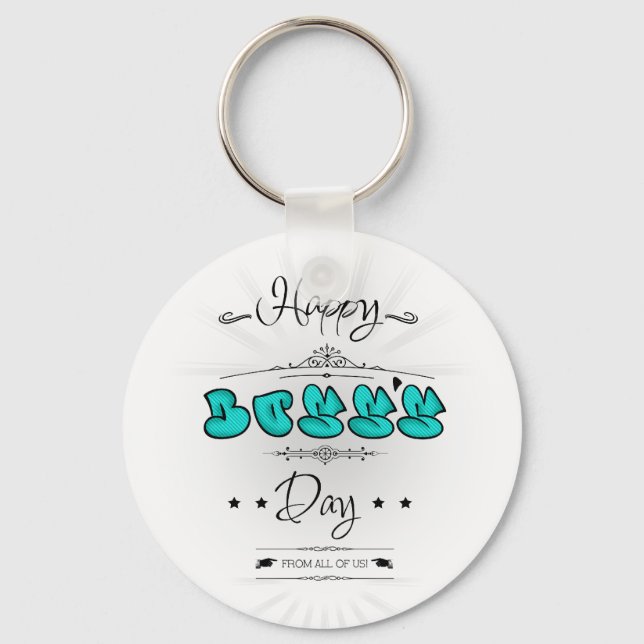 Llavero Feliz Día del Jefe (Anverso)