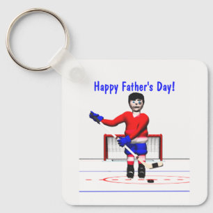 Llavero Feliz Día del Padre de Hockey