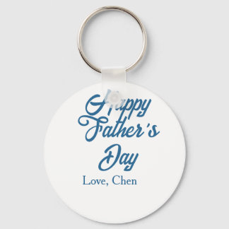 Llavero Feliz día del padre gris nombre amor mejor papá de