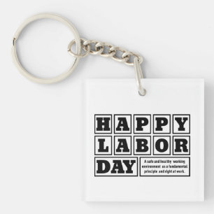 Llavero Feliz día del trabajo, Libertad para tu vida