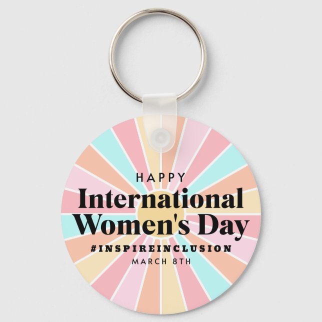 Llavero Feliz Día Internacional de la Mujer | 8 de marzo (Anverso)
