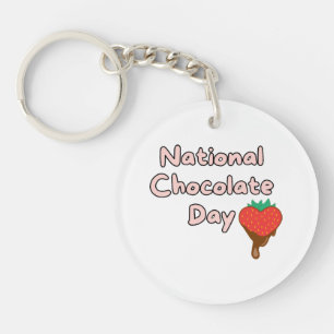 Llavero Feliz día nacional del chocolate