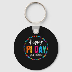 Llavero Feliz Día Pi Pie Divertido profesor de matemáticas