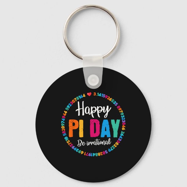 Llavero Feliz Día Pi Pie Divertido profesor de matemáticas (Anverso)
