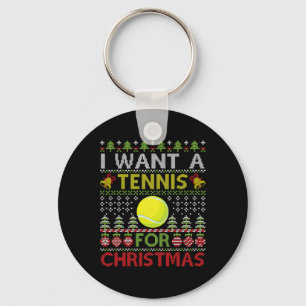 Llavero Feliz Día, Quiero Tenis Para Navidades Feo Navidad
