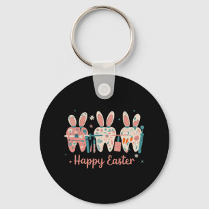 Llavero Feliz Dientes de Pascua Dientes Conejo Orejas Dent