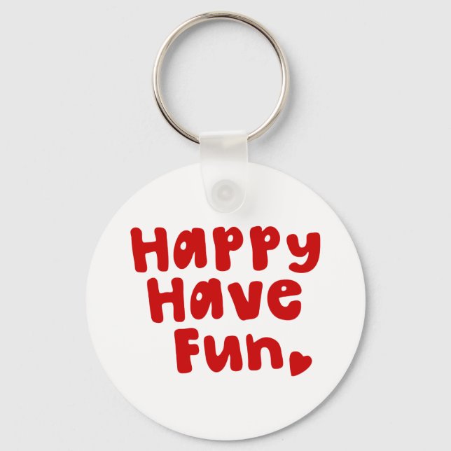 Llavero Feliz Diversión (Anverso)