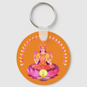 Llavero Feliz Diwali - Diosa Deepalavi Lakshmi 1