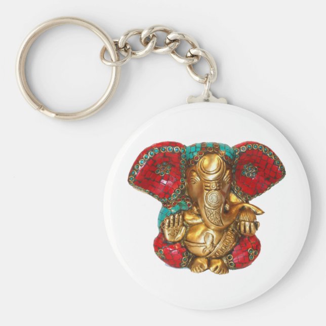 Llavero Feliz DIWALI - Gracias GANAPATI Ganesh (Frente)