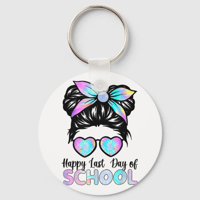 Llavero Feliz El Último Día De La Escuela Chicas De Maestr (Anverso)
