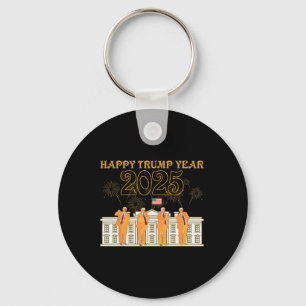 Llavero Feliz Fiesta del año Trump 2025 Nuevo presidente d