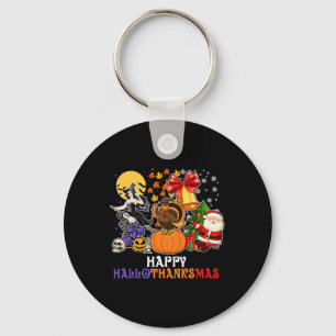 Llavero Feliz Gnome de Hallothanksmas Halloween Día de Acc