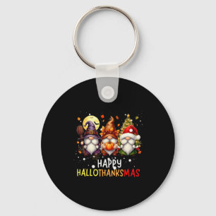 Llavero Feliz Hallothanksmas Amante de Gnomos Halloween Al