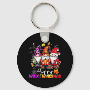 Llavero Feliz Hallothanksmas Amante de Gnomos Halloween Al