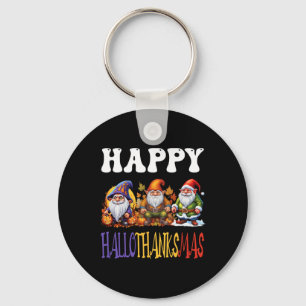 Llavero Feliz Hallothanksmas Halloween Acción de Gracias C
