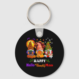 Llavero Feliz Hallothanksmas Tres Gnomes Halloween Merry