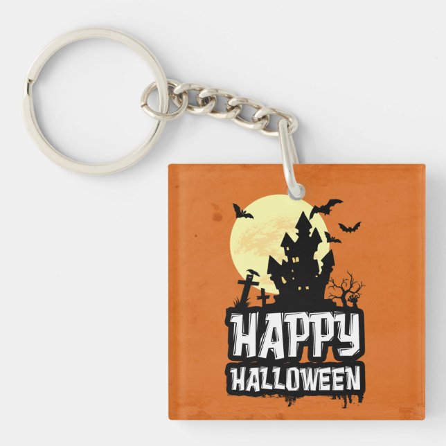 Llavero Feliz Halloween (Frente)