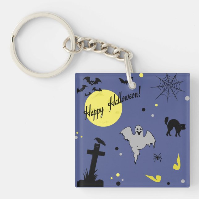 Llavero Feliz Halloween (Frente)