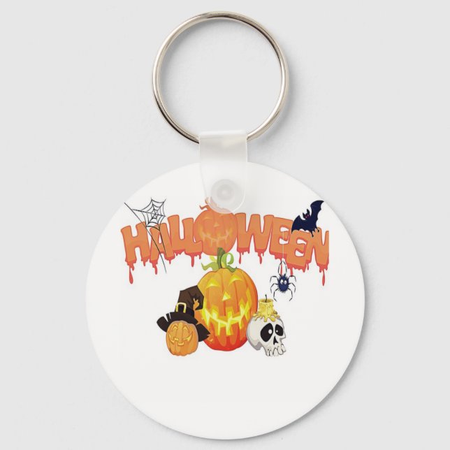 Llavero Feliz Halloween (Anverso)