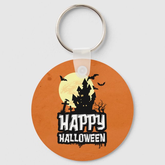 Llavero Feliz Halloween (Anverso)