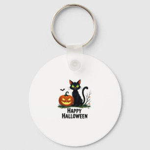 Llavero Feliz Halloween Black Cat Rescue T-shirt Pumpkin