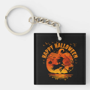 LLAVERO FELIZ HALLOWEEN BRUJA HOMBRES MUJERES NIÑOS DISFRA