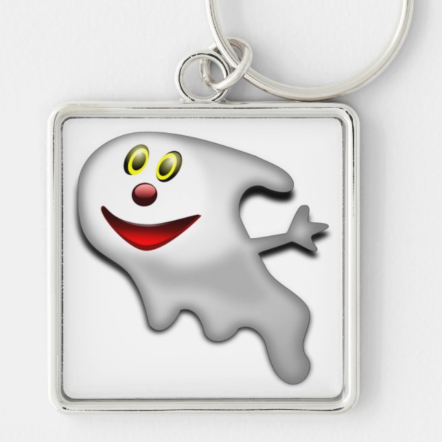 LLAVERO FELIZ HALLOWEEN GHOST (Frente)