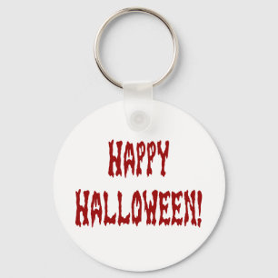 Llavero Feliz Halloween Gore Textos