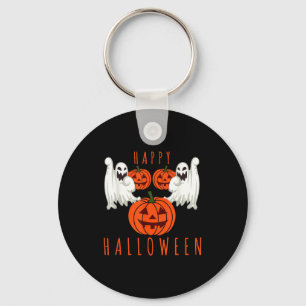 Llavero Feliz Halloween jack o linterna fantasmas espeluzn