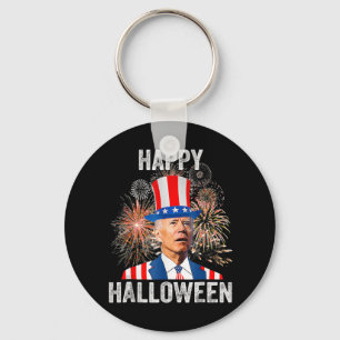 Llavero Feliz Halloween Joe Biden La bandera de EE.UU. ard