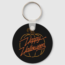 Llavero Feliz Halloween Neon Keychain