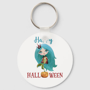 Llavero Feliz Halloween Sirena espeluznante llaver