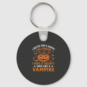 Llavero Feliz Halloween Vampiro Calabaza Bruja Sombrero Mu