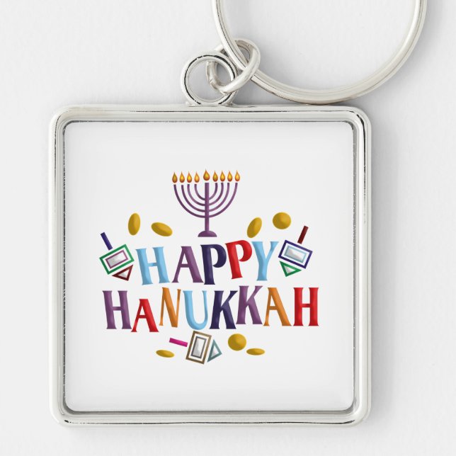 Llavero Feliz Hanukkah (Frente)