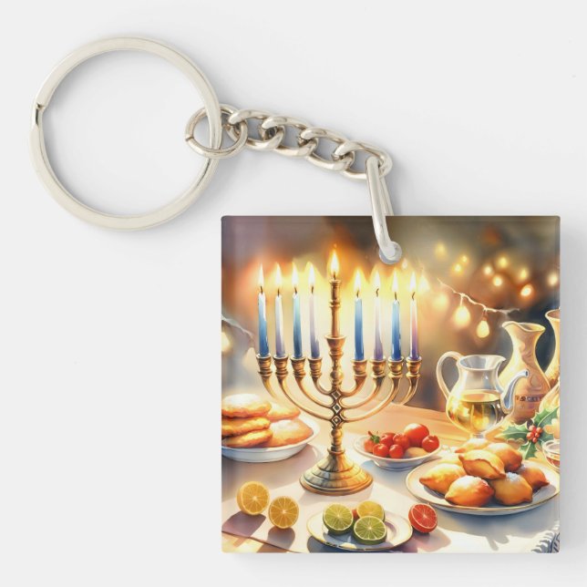 Llavero Feliz Hanukkah (Frente)