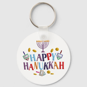 Llavero Feliz Hanukkah