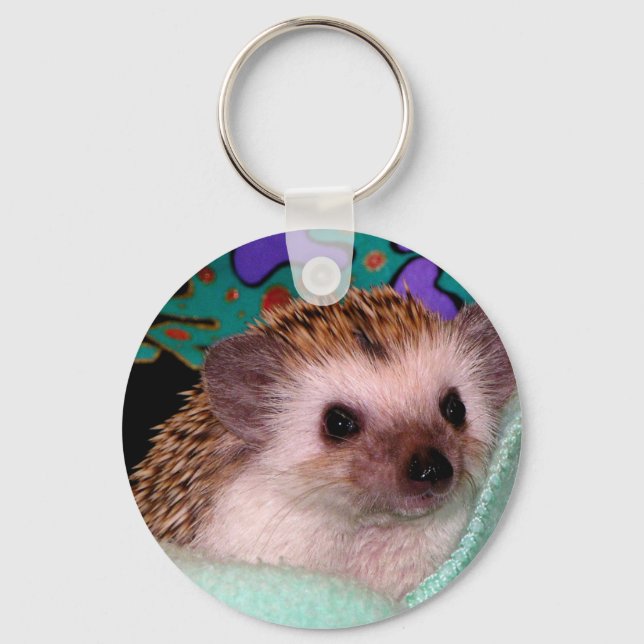 Llavero Feliz Hedgehog (Anverso)